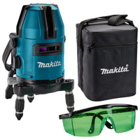 Makita SK40GDZ Accu Multilijn Laser Groen 12V Max Basic Body met Tas - 0088381880435 - SK40GDZ - Mastertools.nl