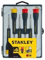 Stanley STHT0-62631 Precisieschroevendraaier 6-delig 1-1.8 - 3253560626310 - STHT0-62631 - Mastertools.nl