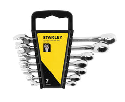 Stanley STMT82846-0 Rinsteeksleutelset met ratelring 7-delig - 3253560828462 - STMT82846-0 - Mastertools.nl