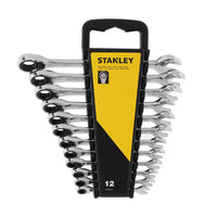 Stanley STMT82847-0 Rinsteeksleutelset met ratelring 12-delig - 3253560828479 - STMT82847-0 - Mastertools.nl