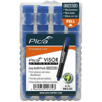 Pica 991/41 VISOR Permanent navulling blauw VE=4 - PI99141 - - - Mastertools.nl