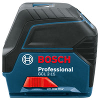 Bosch Professional GCL 2-15 Kruislijnlaser Rood in Koffer - 0601066E02 - 3165140837224 - 0601066E02 - Mastertools.nl