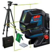 Bosch Professional GCL 2-50 G Kruislijnlaser Groen + BT 150 Statief - 0601066M01 - 4059952511092 - 0601066M01 - Mastertools.nl