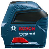 Bosch Professional GLL 2-10 Kruislijnlaser Rood - 0601063L00 - 3165140850247 - 0601063L00 - Mastertools.nl