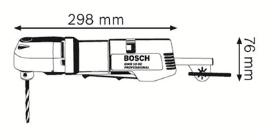 Bosch Professional GWB 10 RE Haakse boormachine 400W - 0601132703 - 3165140056588 - 0601132703 - Mastertools.nl