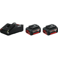 Bosch Professional Starterset 2x GBA 18V Accu 4.0Ah AMPShare + Lader GAL 18V-40 - 1600A019S0 - - - Mastertools.nl