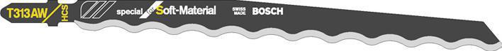Bosch Professional T 313 AW Decoupeerzaagblad voor Tapijt & Leer VE=3 - 2608635187 - 3165140045926 - 2608635187 - Mastertools.nl