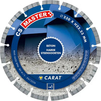 Carat CS MASTER Diamantschijf beton/hard steen 150x22,23mm - CSM1509000 - - - Mastertools.nl