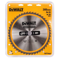 DeWALT Cirkelzaagblad voor Hout | Construction | Ø 305mm Asgat 30mm 48T - DT1959-QZ - 5035048095768 - DT1959-QZ - Mastertools.nl