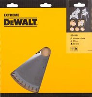 DeWALT Cirkelzaagblad voor Hout | Extreme | Ø 250mm Asgat 30mm 60T - DT4351-QZ - 5035048058114 - DT4351-QZ - Mastertools.nl