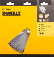 DeWALT Cirkelzaagblad voor Laminaat | Extreme | Ø 184mm Asgat 16mm 48T - DT4092-QZ - 5035048057230 - DT4092-QZ - Mastertools.nl