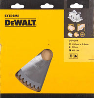 DeWALT Cirkelzaagblad voor Laminaat | Extreme | Ø 190mm Asgat 30mm 48T - DT4094-QZ - 5035048057254 - DT4094-QZ - Mastertools.nl