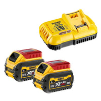 DeWALT DCB118T2 XR FlexVolt Starterset 2x 54V 6.0Ah Li-ion Accu + Snellader - 5035048657201 - DCB118T2-QW - Mastertools.nl