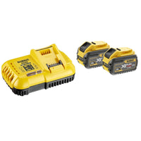 DeWALT DCB118X2 Flexvolt Accu's (2st) 54V 9.0Ah Li-ion + Snellader - 5035048664797 - DCB118X2-QW - Mastertools.nl