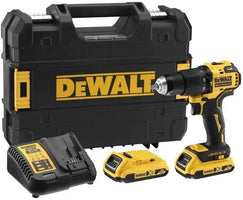 DeWALT DCD709D2T Compacte accu klop-/schroefboormachine 18V XR 2.0Ah in TSTAK - - - Mastertools.nl