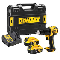 DeWALT DCD709P2T Compacte accu klop-/schroefboormachine 18V XR 5.0Ah in TSTAK - - - Mastertools.nl