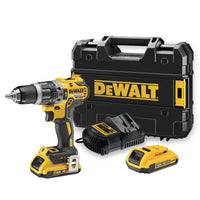 DeWALT DCD796D2 Accu klop-/schroefboormachine 18V XR 2.0Ah in TSTAK - 5035048616215 - DCD796D2-QW - Mastertools.nl