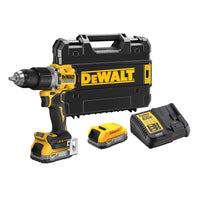 DeWALT DCD805E2T Compacte accu klop-/schroefboormachine 18V XR 1.7Ah POWERSTACK in TSTAK - - - Mastertools.nl