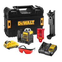 DeWALT DCE0811D1R Multi Kruislijnlaser Zelfnivellerend 10.8v 2 rode stralen 15 meter - 5035048644201 - DCE0811D1R-QW - Mastertools.nl