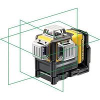 DeWALT DCE089D1G Zelfnivellerende Accu Kruislijnlaser 3x 360˚ Groen 12V 2.0Ah XR Li-ion - 5035048489628 - DCE089D1G-QW - Mastertools.nl