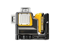 DeWALT DCE089D1G Zelfnivellerende Accu Kruislijnlaser 3x 360˚ Groen 12V 2.0Ah XR Li-ion - 5035048489628 - DCE089D1G-QW - Mastertools.nl