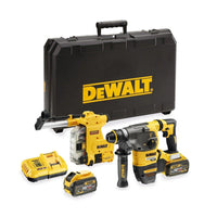 DeWALT DCH335X2 Accu Combihamer SDS+ 3,5J incl. Stofafzuiging 54V XR FlexVolt 9.0Ah in Koffer - - - Mastertools.nl