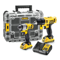 DeWALT DCK211D2T Accu Combiset 10.8V 2.0AH XR Li-ion DCD710 + DCF815 in TSTAK - - - Mastertools.nl