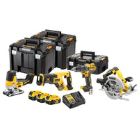 DeWALT DCK480P3T Accu Combiset 18V 5,0Ah 4-delig in TSTAK - 5035048726495 - DCK480P3T-QW - Mastertools.nl