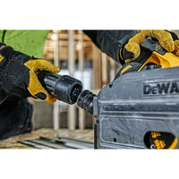 DeWALT DCS520T2R FlexVolt Invalzaag 54V 6.0Ah XR Li-ion in TSTAK + geleiderail DWS5022 - 5035048643020 - DCS520T2R-QW - Mastertools.nl