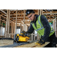 DeWALT DCS520T2R FlexVolt Invalzaag 54V 6.0Ah XR Li-ion in TSTAK + geleiderail DWS5022 - 5035048643020 - DCS520T2R-QW - Mastertools.nl