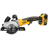 DeWALT DCS571P2 Accu Ultra Compact Cirkelzaag 115mm 18V XR 5.0Ah in TSTAK - 5035048723135 - DCS571P2-QW - Mastertools.nl