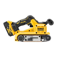 DeWALT DCW220P2 Accu Bandschuurmachine 75x533mm Brushless 18V XR 5.0Ah in TSTAK - 5035048793862 - DCW220P2-QW - Mastertools.nl