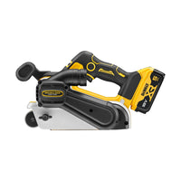 DeWALT DCW220P2 Accu Bandschuurmachine 75x533mm Brushless 18V XR 5.0Ah in TSTAK - 5035048793862 - DCW220P2-QW - Mastertools.nl