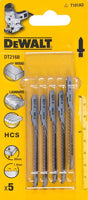 DeWALT DT2168 T 101 AO Decoupeerzaagblad voor Hout, Spaanplaat & Kunststof VE=5 - - - Mastertools.nl