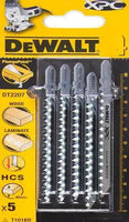 DeWALT DT2207 T 101 BR Decoupeerzaagblad voor Hout & Laminaat VE=5 - - - Mastertools.nl