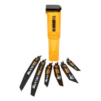 DeWALT DT2440L 6-delige set reciprozaagbladen in stevige opbergcassette - 5035048088678 - DT2440L-QZ - Mastertools.nl