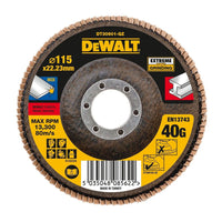 DeWALT DT30601 Lamellenschijf EXTREME 115mm K40 - 5035048085622 - DT30601-QZ - Mastertools.nl