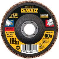 DeWALT DT30612 Lamellenschijf EXTREME 125mm K60 - 5035048085660 - DT30612-QZ - Mastertools.nl