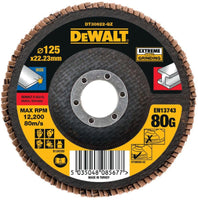 DeWALT DT30622 Lamellenschijf EXTREME 125mm K80 - 5035048085677 - DT30622-QZ - Mastertools.nl