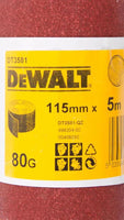 DeWALT DT3581 P80 Schuurpapier, rol 5m x 115. - - - Mastertools.nl
