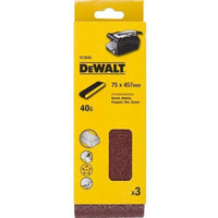 DeWALT DT3640 P40 Schuurband 75x457mm VE=3 - 5035048068809 - DT3640-QZ - Mastertools.nl