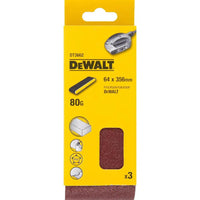 DeWALT DT3662 P80 Schuurband 64x356mm VE=3 - - - Mastertools.nl