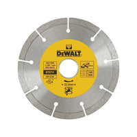 DeWALT DT3711 Diamantschijf Gesegmenteerd 125x22,23mm - 5035048025901 - DT3711-QZ - Mastertools.nl