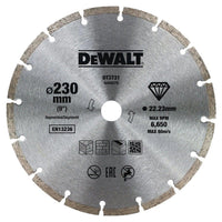 DeWALT DT3731 Diamantschijf Gesegmenteerd 230x22,23mm - - - Mastertools.nl