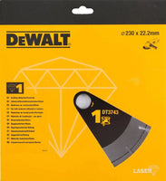 DeWALT DT3743 Diamantschijf Gesegmenteerd 230x22,23mm - 5035048058404 - DT3743-XJ - Mastertools.nl