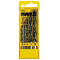 DeWALT DT4535 5-delige Houtspiraalborenset - - - Mastertools.nl