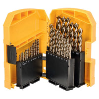 DeWALT DT4957 29-delige HSS E Cobalt Metaalboren Set in Cassette - 5035048535066 - DT4957-QZ - Mastertools.nl