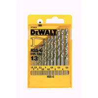 DeWALT DT5922 13-delige Metaalborenset in Tough Case - - - Mastertools.nl