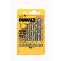 DeWALT DT5922 13-delige Metaalborenset in Tough Case - 5011402374151 - DT5922-QZ - Mastertools.nl