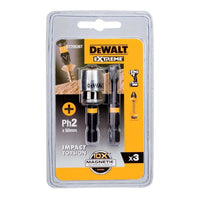 DeWALT DT70536T Extreme Impact Torsion Schroefbits PH2 50mm 2 Stuks + MagLock Bithouder - - - Mastertools.nl
